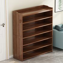 Nanzhuzi shoe rack economical and durable wooden household door dustproof multi-layer simple storage without door shoe cabinet