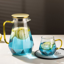 Cold Kettle Home Cool Kettle Glass Kettle Large Capacity Cool Kettle Glass High Temperature Resistant Bubble Teapot Cool White Open Pot