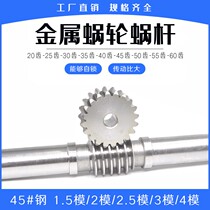 Reducer worm gear 1 5 Mold 2 Mold 2 5 mold 3 mold 4 mold 4 mold 45 steel turbine worm support customization