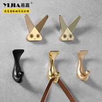 Easy Gia Creative Decoration Wall-mounted Hanger Hung Clothes Hanger Wall Single Hook Hone Guan Living-room Wardrobe Clothing Hood Hook