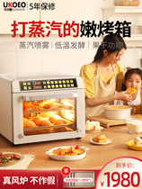 UKOEO T38 air oven with steam home baking Small multi-function intelligent electric oven Hot air circulation