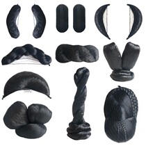 Ancient costume performance fairy flying new twist wig bag hair stick hair bun Tang Dynasty Imperial Concubine hair bag hand disabled party hair bun
