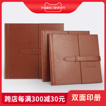 High-end photo studio ultra-thin soft interior page leather photo book wedding photo book wedding photo album making wedding customization