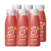 innocent naive and serious strawberry flavor mixed fruit juice fruit shakes 250ml × 6 refrigerated fruit drink