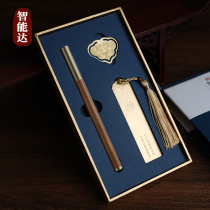 Creative antique bookmarks customized Forbidden City classical Chinese style simple metal brass hollow custom lettering custom lettering students must pass Wenchuang University graduation commemorative gift bookmark set