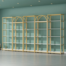 Mother & Baby Shop Shelf Shelves Golden Yard HOUSE DISPLAY CABINET MULTILAYER COSMETICS SHOP EXHIBITION CABINET MULTIFUNCTION