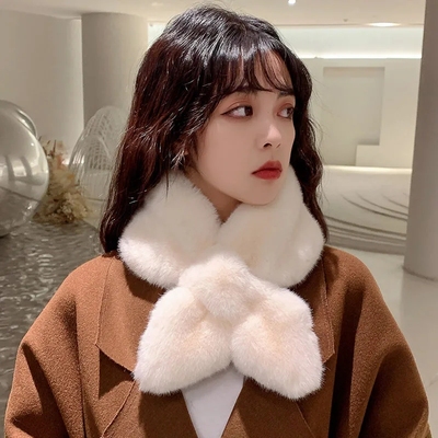 taobao agent Winter new warming scarf Ladies Fur Student Thicked Mao Collar Korean Edition imitation otter rabbit plush fence neck neck