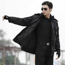 Military cotton coat mens cold bank thickened military fans for training and security cotton coat women waterproof and cold-proof clothing