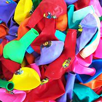 Childrens large plus thick multi-color cute birthday party decoration cartoon pattern gift toy advertising balloon