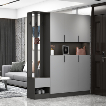 Partition cabinet entrance shoe cabinet one hall cabinet light luxury simple modern entrance Nordic screen shelf