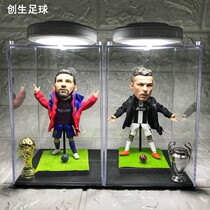 Cristiano Ronaldo Messi doll Neymar hand-held football star souvenirs surrounding Real Madrid Barcelona Manchester United fan supplies