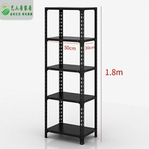 Warehouse Storage Home Black Shelf Shelving Store Small Supermarket Show Shelves Landing Multilayer Cargo Iron Racks