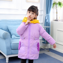 Baby long-sleeved clothes Korean Princess autumn and winter zipper thick and long small big men and women down jacket gown