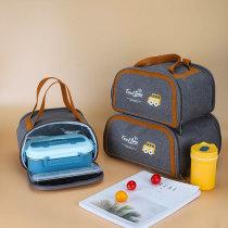 Lunch box insulated bag tote bag for office workers Primary School students special large capacity storage bag aluminum foil lunch bag