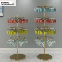 Hanging underwear underwear display hanging hanging shop round shop wall-landing chest shelves mother and baby mens short clothes