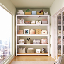 Balcony household angle steel shelf multi-layer supermarket display storage storage storage storage storage iron rack