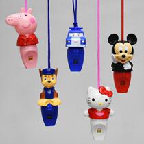 Children Cartoon Whistle Whistle Toy Nursery School Elementary School Students Prize Ceramic Harmonica Whistleblowing Baby Necklace Pendant Pendant Pendant