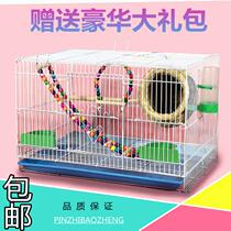 Large bird cage Household small pigeon Metal trumpet cage Starling bird cage Parrot cage Wen bird breeding luxury