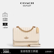 COACH Ole womens bag linear quilted Klar shoulder bag compartment shoulder bag