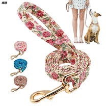 Dog leash Teddy Golden Retriever Small Dog Medium Dog Pet Supplies Nylon Walking Rope Chain