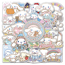 Yugui dog hand account sticker Sanrio cartoon cute big ear dog around ipad drop glue phone case sticker waterproof