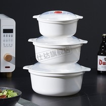 Microwave oven special box heating meal container lunch box steamer steamer household ware plastic microwave stove bowl with lid