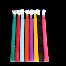 A lot of Thai candles special handicraft Thai amulet