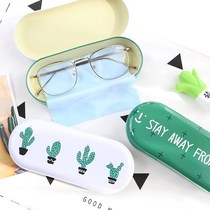 Glasses box Female small fresh male eye box Glasses case box Myopia glasses storage box Sunglasses sunglasses mirror box