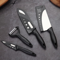 Multifunctional stainless steel kitchen cutter household kitchen meat cutter chef knife baby supplementary food cutting fruit cutter set