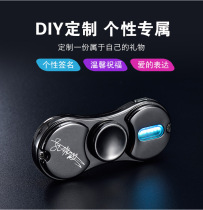 A013 fingertip gyro toy cigarette lighter 18 kinds of changes I love you charging gyro toy lighter