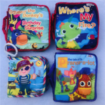 Clearance USA Rama LAMA ZE ZE Baby baby Multi-function Peekaboo cloth book Multi-touch organ puzzle