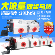 Large flow FMB cylinder gear synchronous shunt motor hydraulic lift synchronous valve 1 minute 2 3 4 bidirectional flow collection