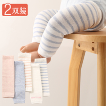 婴儿袜套春秋纯棉宝宝新生儿学步早教儿童爬行护膝春秋护腿防滑