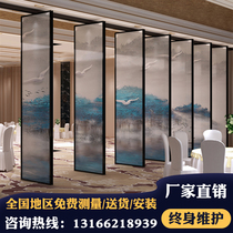 Hotel activity partition wall Hotel box Banquet hall Office Mobile folding push-pull soundproof screen partition wall