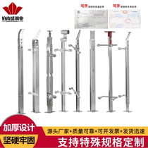 Benansheng 304 stainless steel stair column Glass envelope railing handrail balcony household engineering column customization