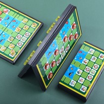 Card new colosseum chess childrens primary school student large cartoon puzzle game animal 2 people with magnetic foldable