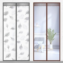 Air-conditioned door curtain winter warm windproof kitchen oil fume household anti-suction partition plastic transparent self-priming magnet