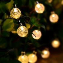 Solar Lamp Outdoor Courtyard Lamp LED String Lights Festival Decoration Stars Light String Waterproof Super Bright Sparkling Colored Lights