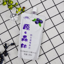 Original forest blueberry juice Daxinganling original fruit juice content 90% without adding flavor pigment preservatives