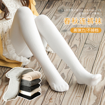 Childrens pantyhose Spring and Autumn Mid-thick baby girl leggings wearing foreign-based White dance socks