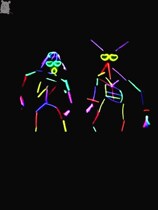  Fluorescent stick dance props luminous childrens dance outdoor super bright long-lasting luminous body toy shaking sound with the same stick