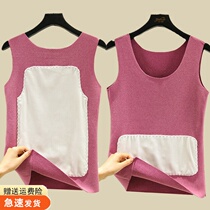 Round Collar New no-mark Velvety Winter Pregnant Woman Warm Vest Autumn Winter Inner lap harness Garné thickened waistcoat Winter Clothing