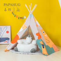 PAPAHUG | Childrens Indoor Little House Boys and Girls Baby Dollhouse Castle Games Reading Corner Tent
