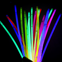 Shaking sound glow stick Childrens toys Hair night Ying colorful 100 glitter silver super bright long-lasting outdoor dance props