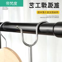 Solid stainless steel clothes fork Household support clothes drying rod frame Take clothes fork pick clothes rod lengthen clothes fork hang clothes drying clothes 