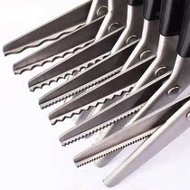 Wave scissors tailoring pattern tooth lace triangle semicircular serrated lace tip art sample special tool