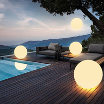 Solar Outdoor Round Ball Lamp Outdoor Landscape Courtyard Villa garden Decoration Home Grass Terrace Lamp Luminous Spherical lamp