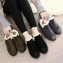 New snow boots Korean version of Joker padded women's cotton shoes non-slip warm explosions women's shoes