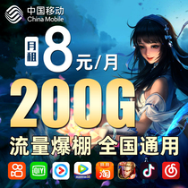 Mobile data unlimited card Mobile phone card China 4g5g pure Internet card No speed limit King card National universal