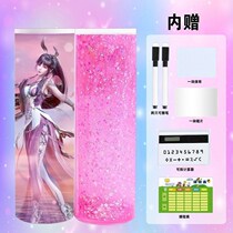 Pink Douluo Mainland little dance Quicksand stationery box Girl girl heart primary school kindergarten Ye Luoli pencil box